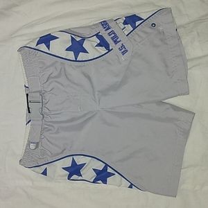 U.S. Polo Assn. Boy's Swimming Trunks.  Size 2T. Gray and Blue.